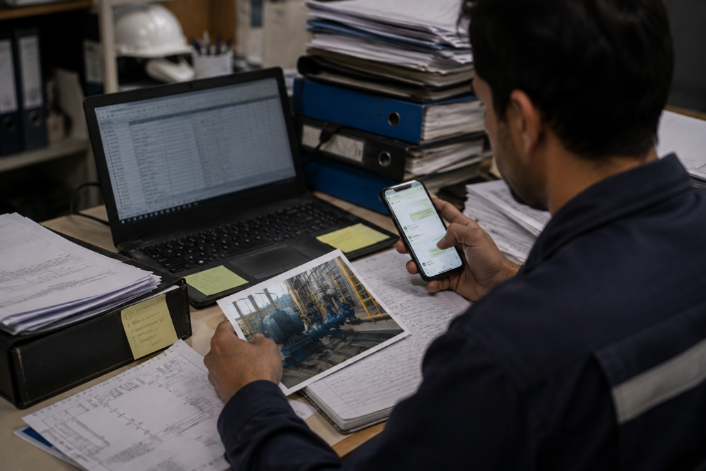 Planilhas, WhatsApp e memória da equipe: os riscos da informação dispersa no saneamento