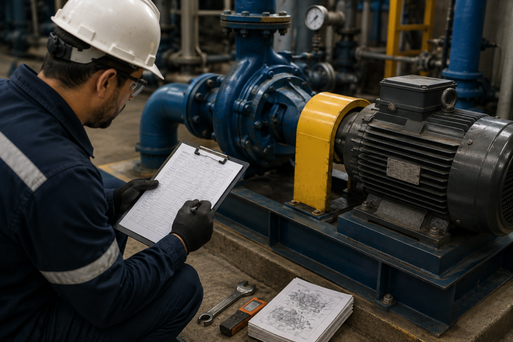 Bombas e motores: quais dados devem estar no cadastro técnico?